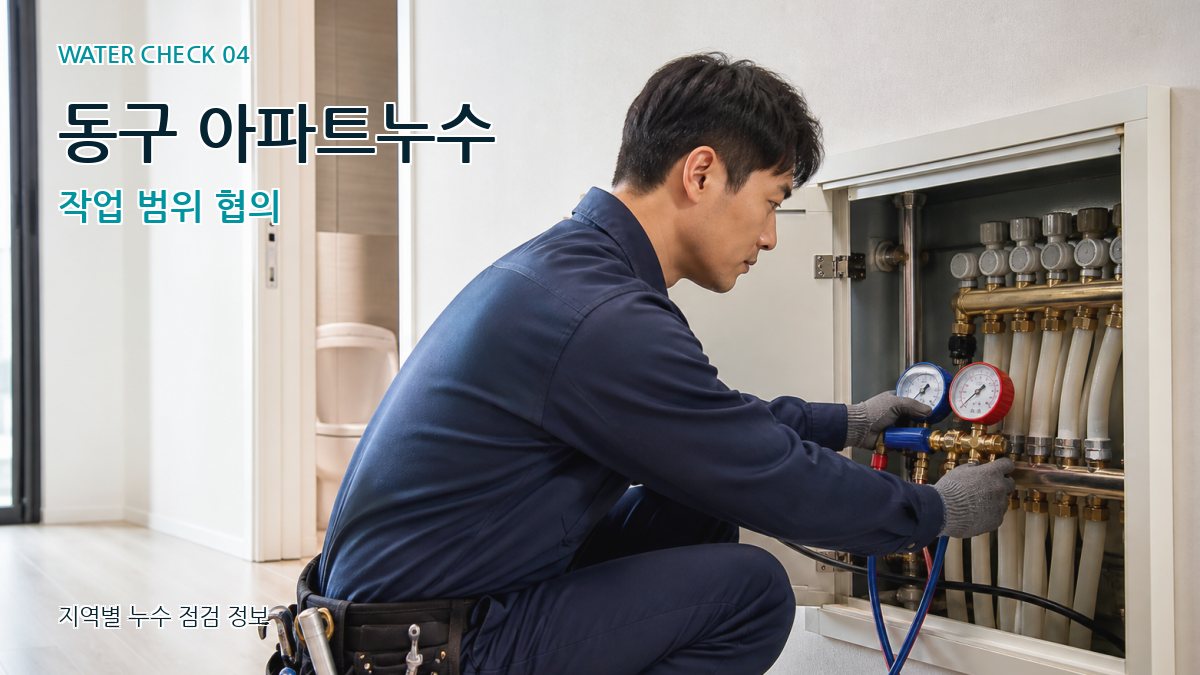동구 누수탐지 누수탐지 이미지