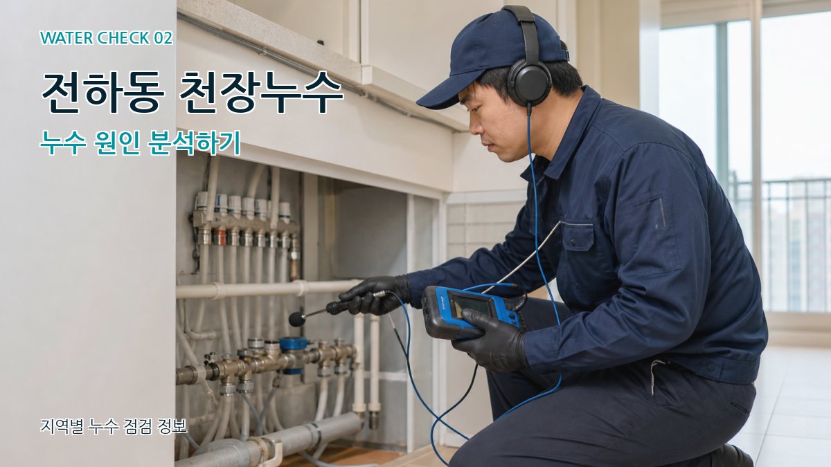 전하동 화장실누수 누수탐지 이미지