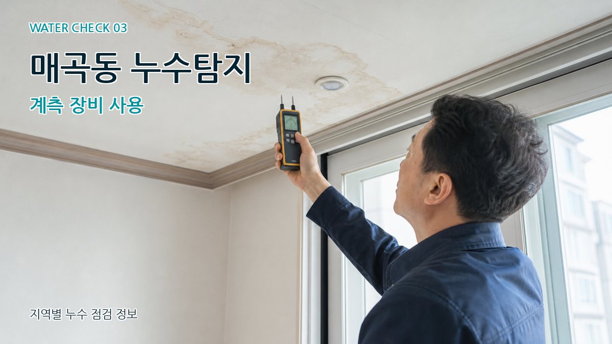 매곡동 천장누수 누수탐지 이미지