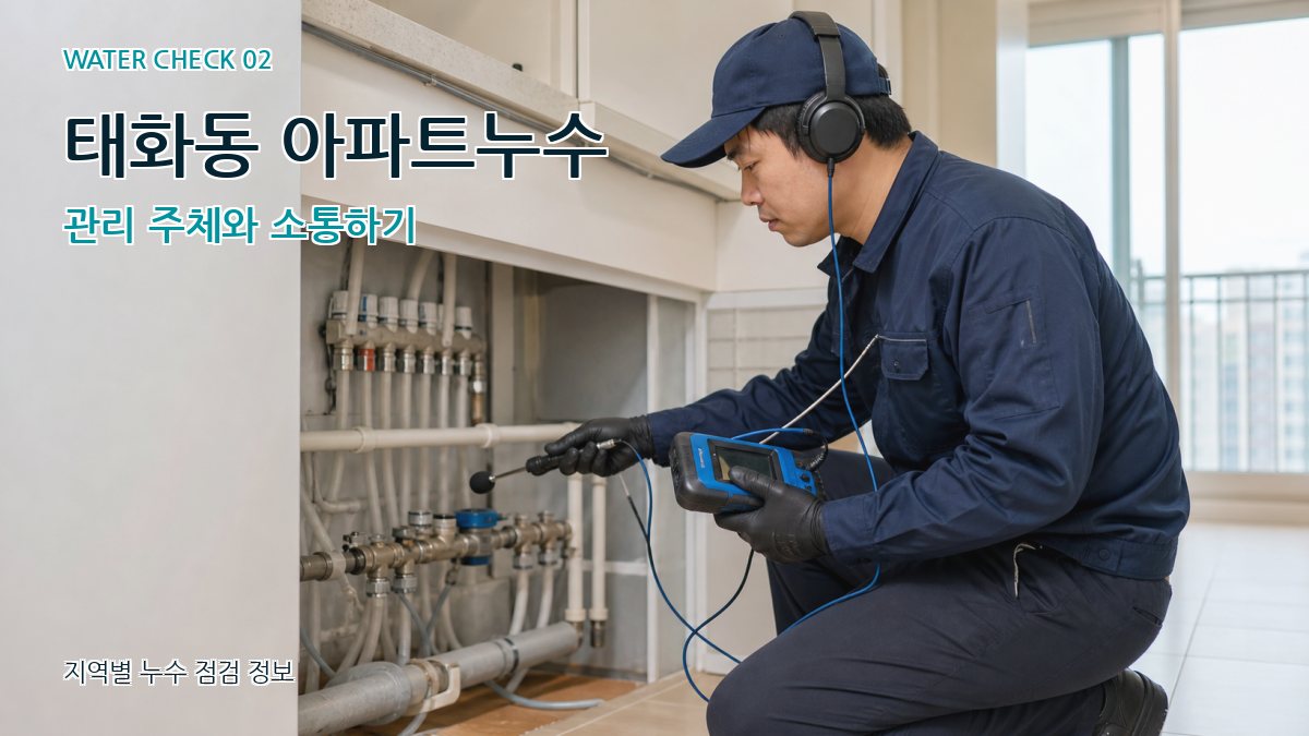 태화동 화장실누수 누수탐지 이미지