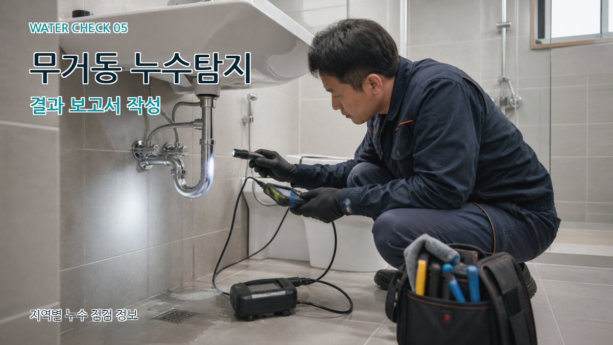 무거동 누수공사 누수탐지 이미지