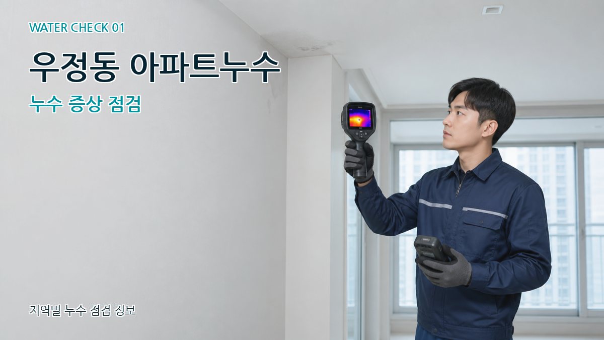 우정동 아파트누수 누수탐지 이미지