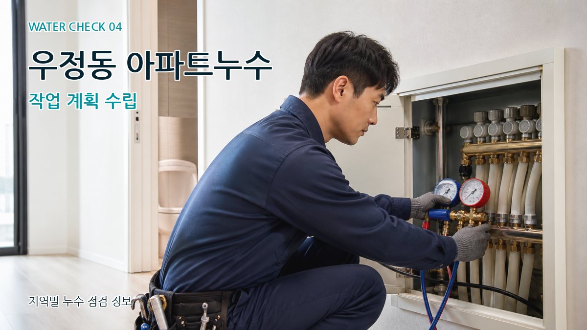 우정동 누수탐지 누수탐지 이미지