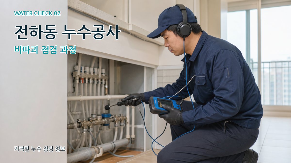 전하동 화장실누수 누수탐지 이미지