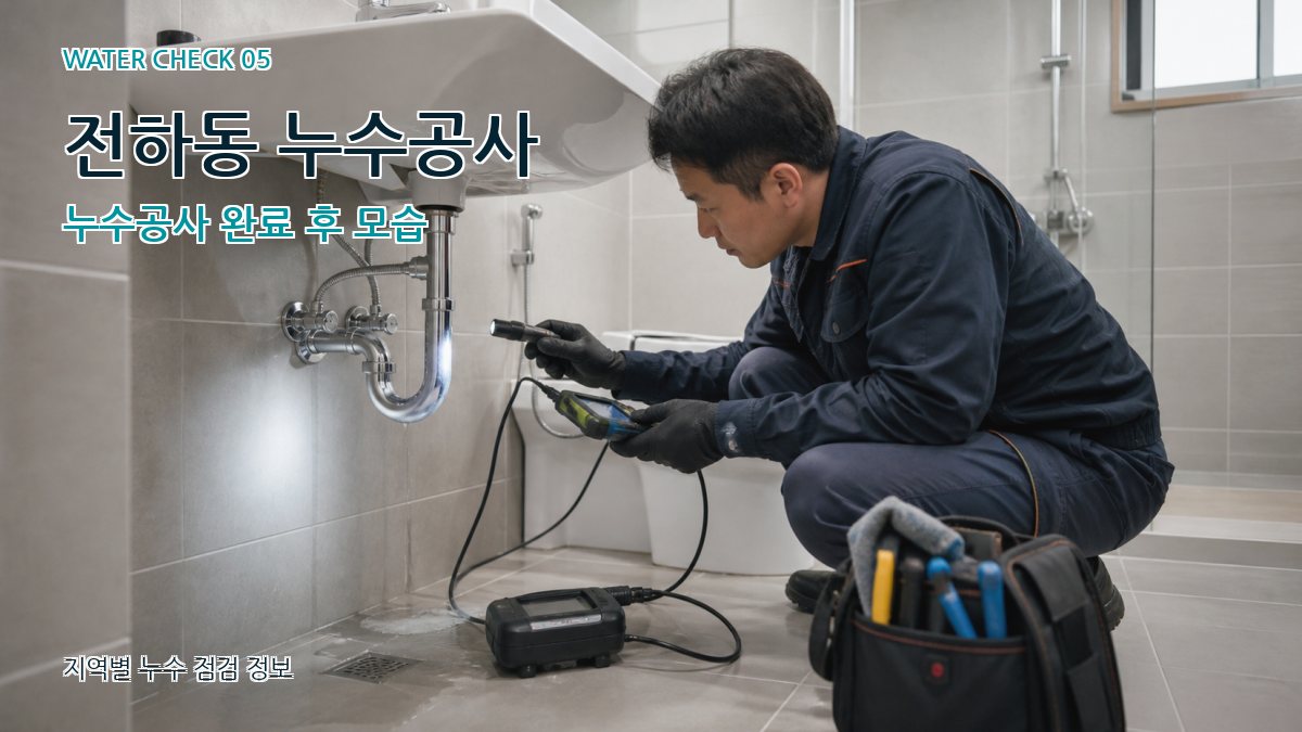 전하동 누수공사 누수탐지 이미지