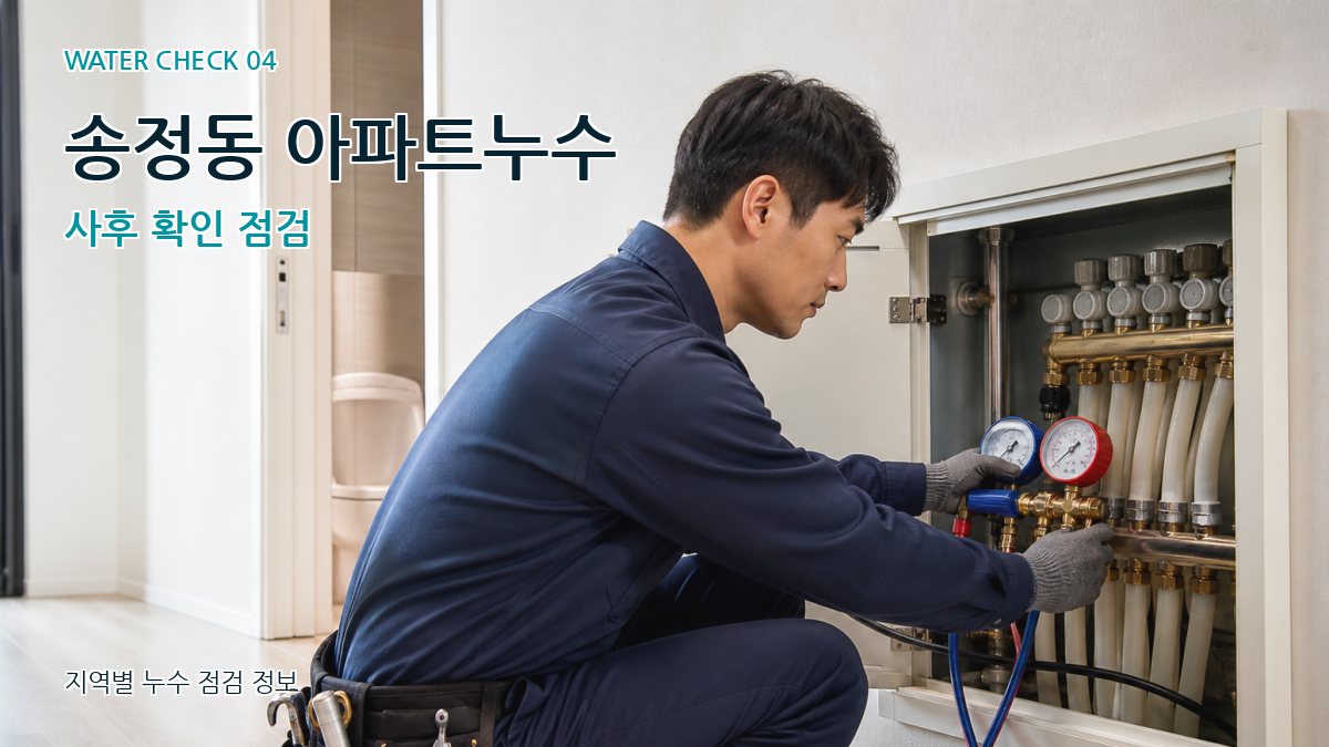 송정동 누수탐지 누수탐지 이미지