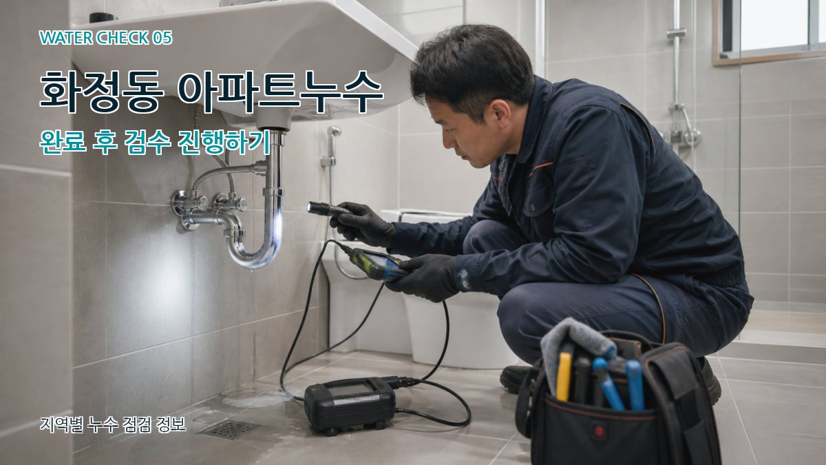 화정동 누수공사 누수탐지 이미지