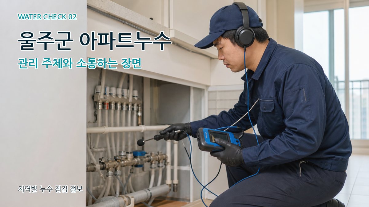 울주군 화장실누수 누수탐지 이미지