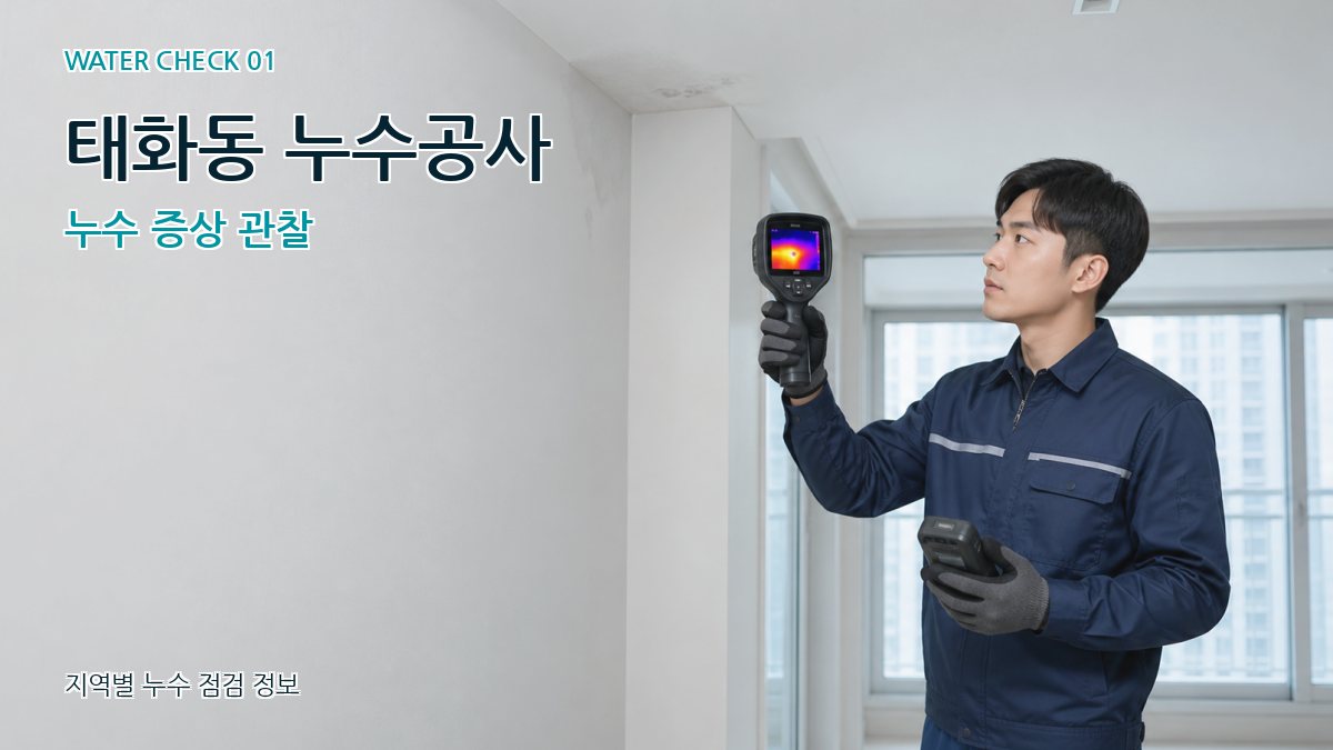태화동 아파트누수 누수탐지 이미지