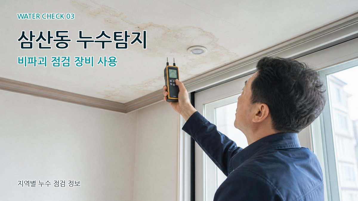 삼산동 천장누수 누수탐지 이미지
