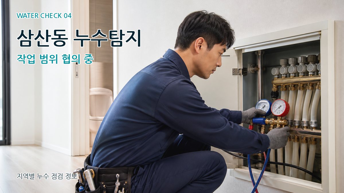 삼산동 누수탐지 누수탐지 이미지