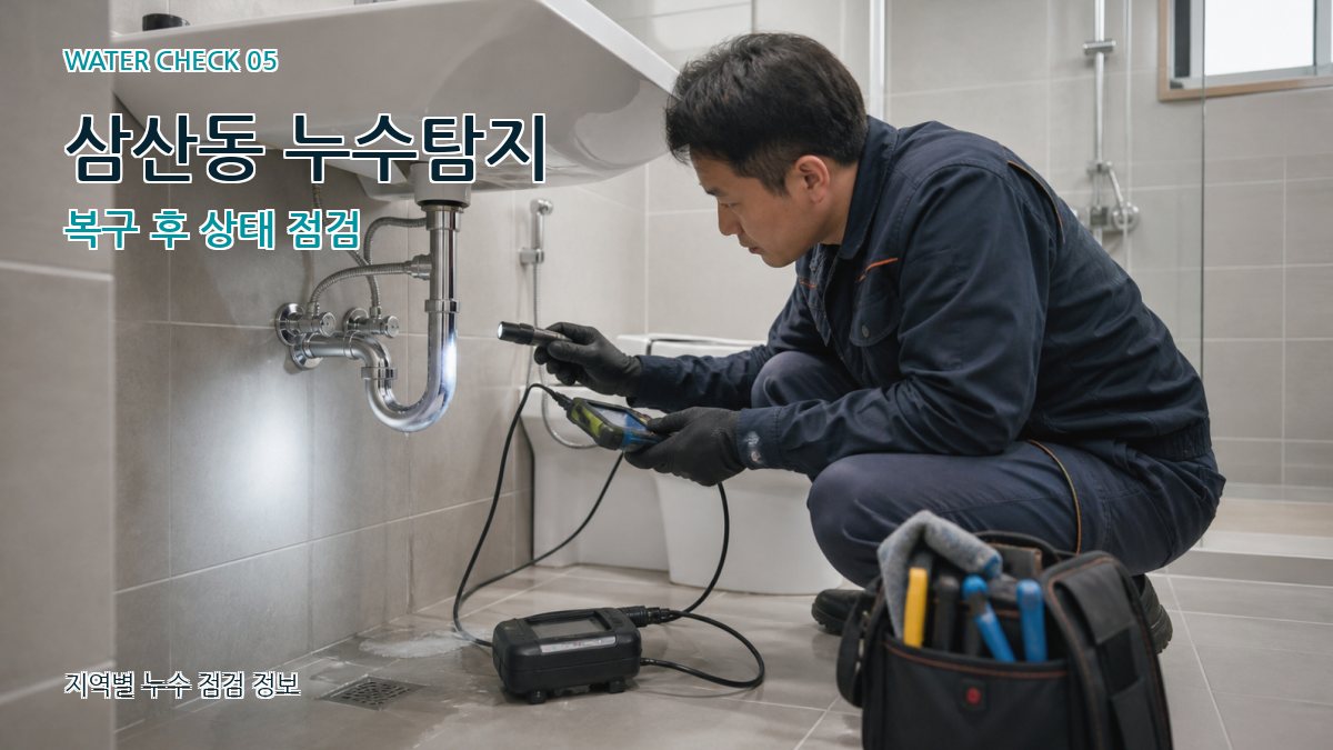 삼산동 누수공사 누수탐지 이미지