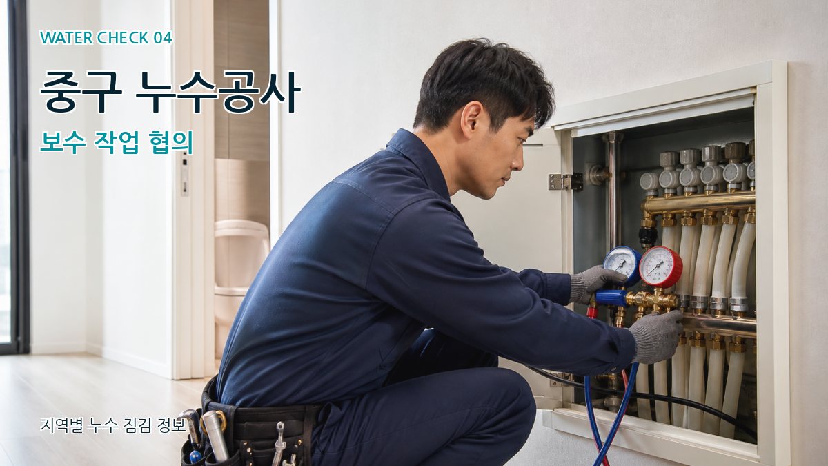 중구 누수공사 보수 작업 협의