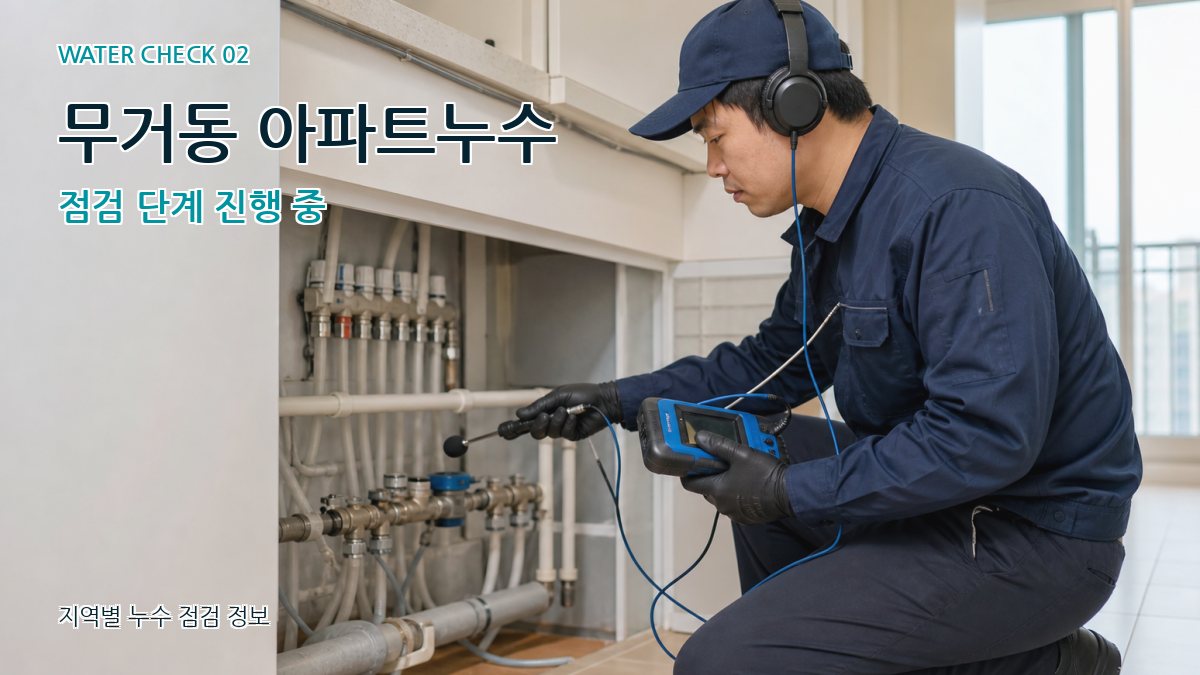 무거동 화장실누수 누수탐지 이미지