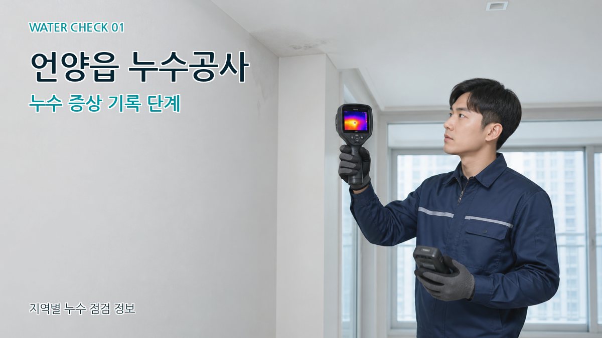 언양읍 아파트누수 누수탐지 이미지