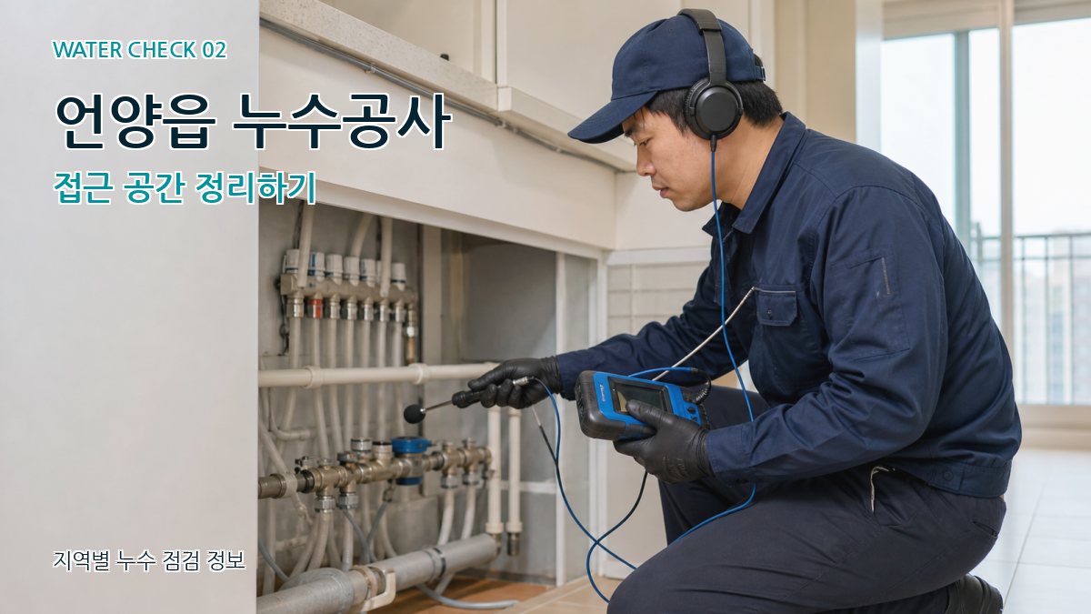언양읍 화장실누수 누수탐지 이미지