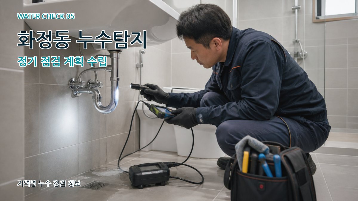 화정동 누수탐지 정기 점검 계획 수립