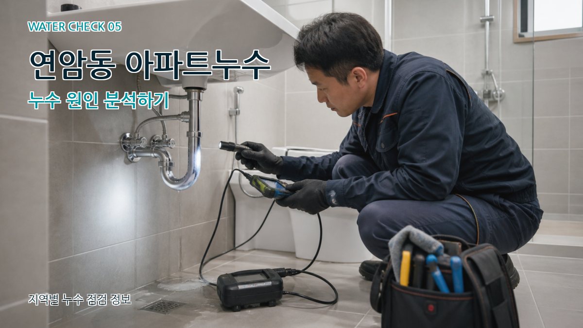 연암동 누수공사 누수탐지 이미지