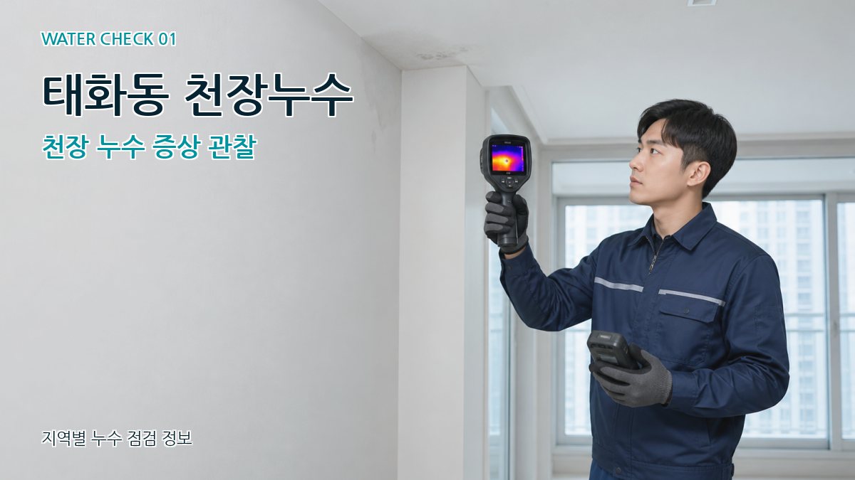 태화동 아파트누수 누수탐지 이미지