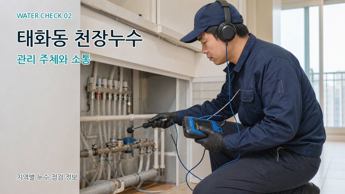태화동 화장실누수 누수탐지 이미지