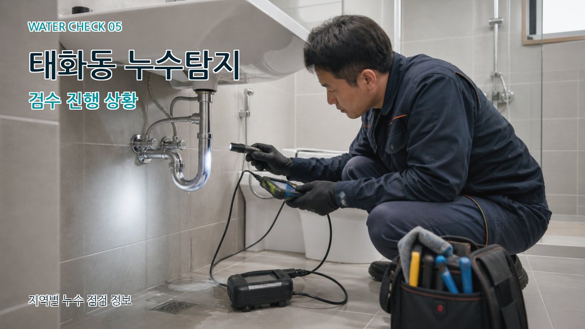태화동 누수공사 누수탐지 이미지