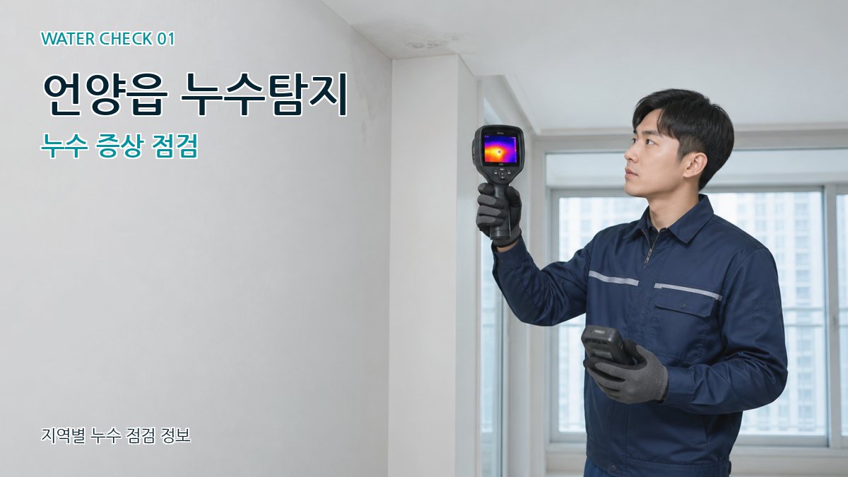 언양읍 아파트누수 누수탐지 이미지