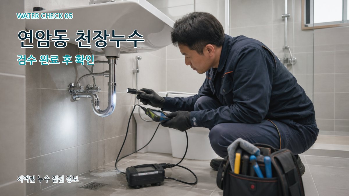연암동 누수공사 누수탐지 이미지