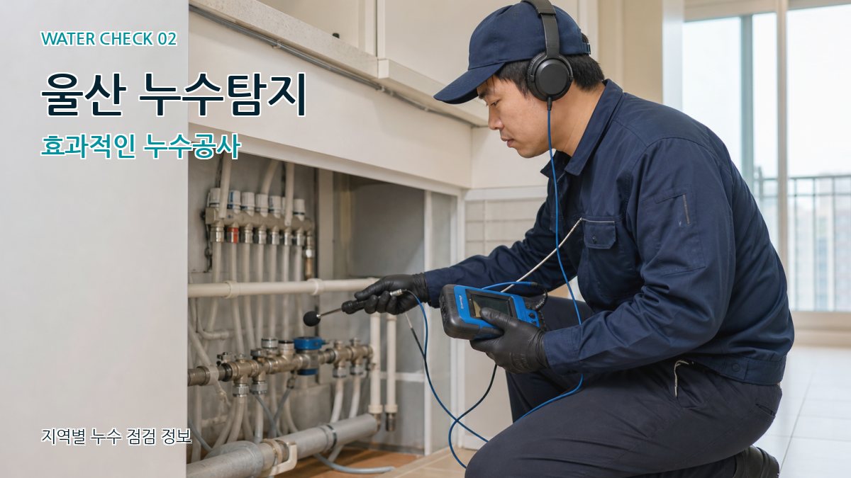 울산 누수탐지 효과적인 누수공사