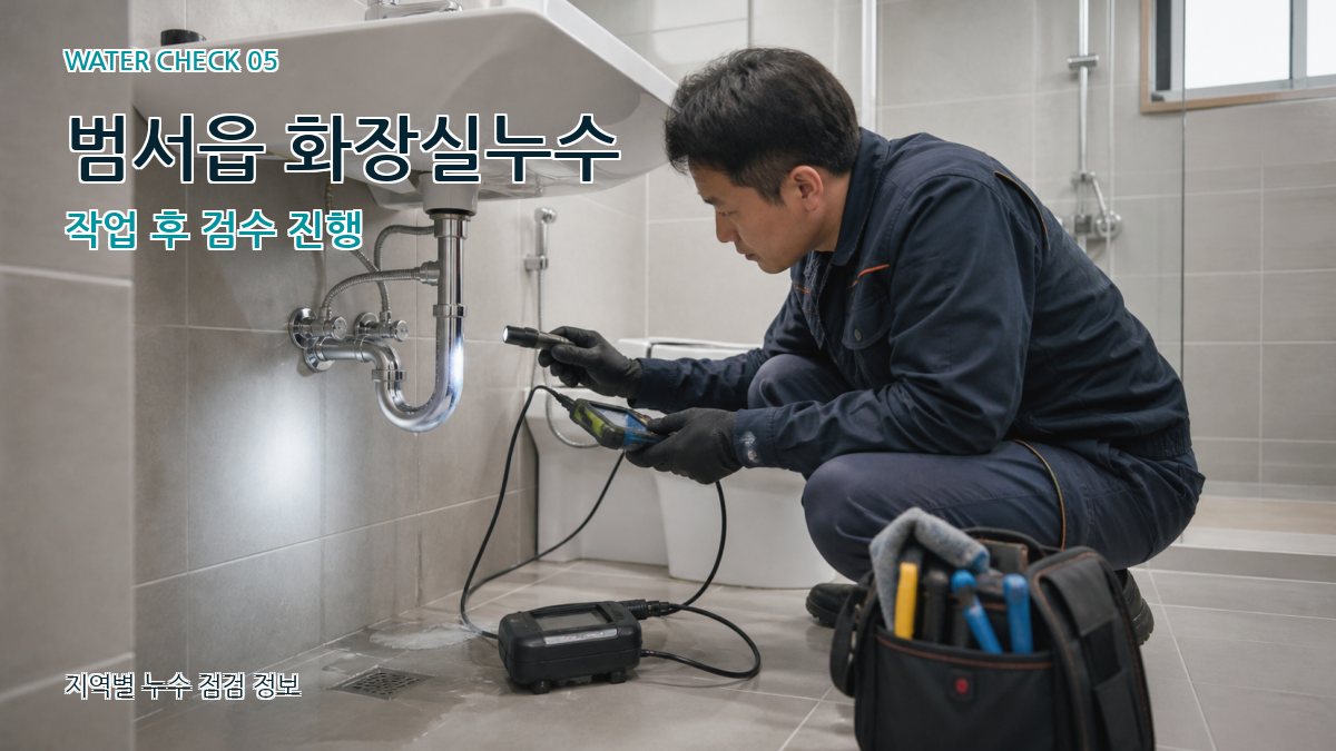 범서읍 누수공사 누수탐지 이미지