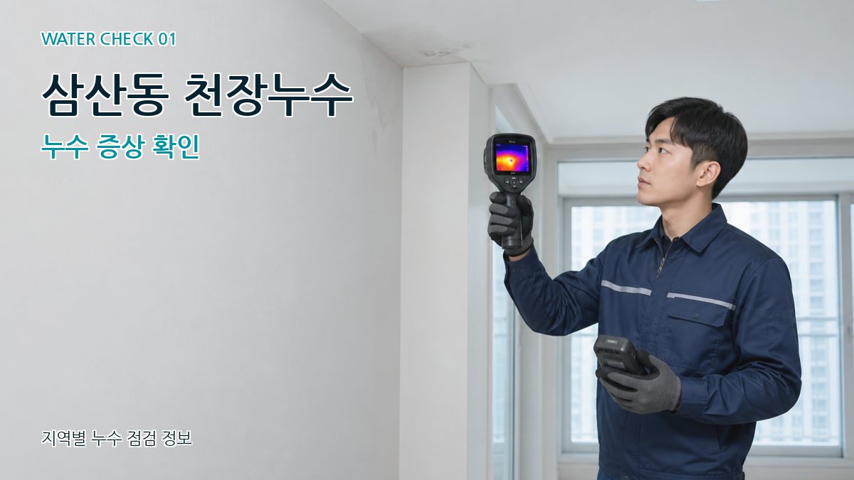 삼산동 아파트누수 누수탐지 이미지