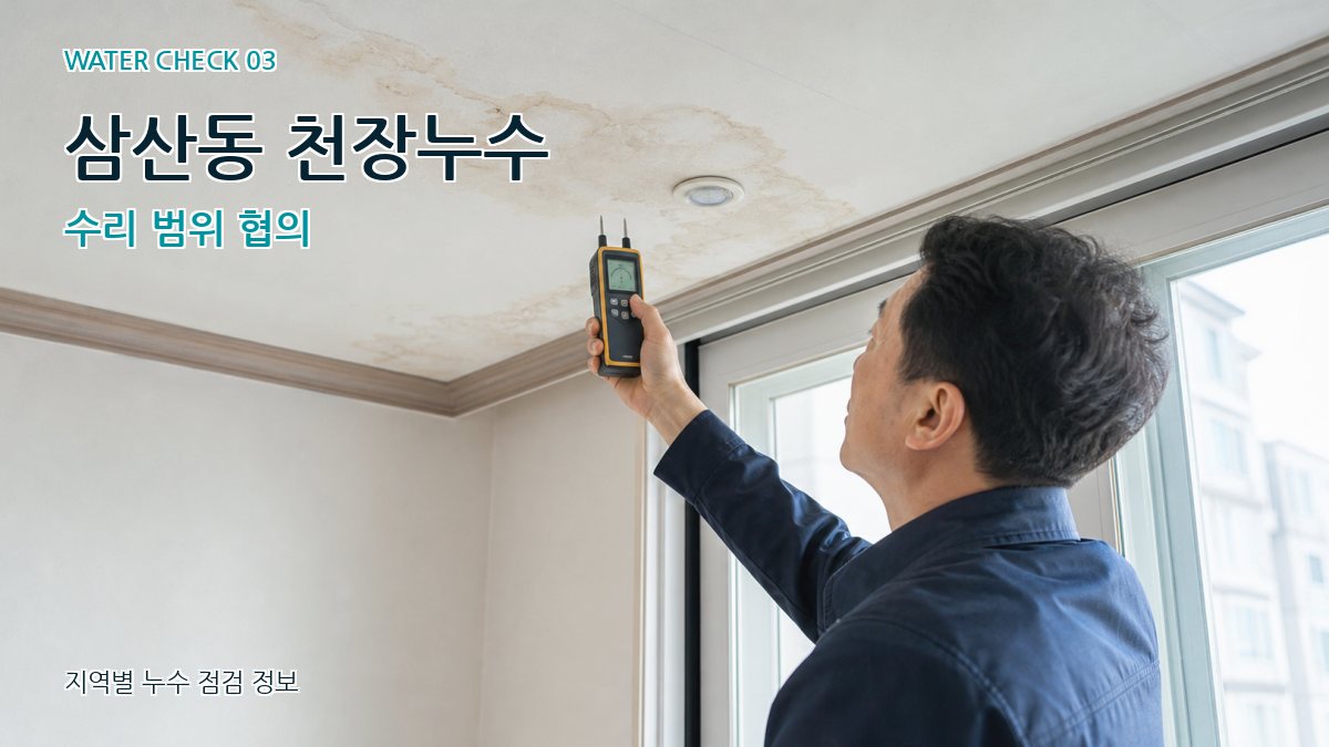 삼산동 천장누수 누수탐지 이미지