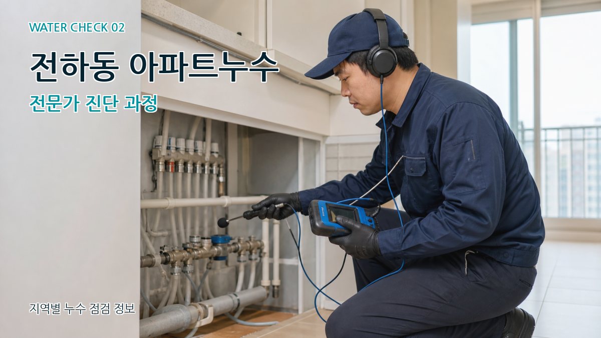 전하동 화장실누수 누수탐지 이미지