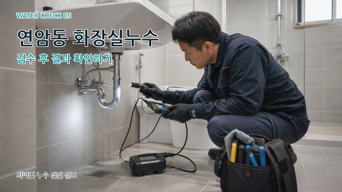 연암동 누수공사 누수탐지 이미지