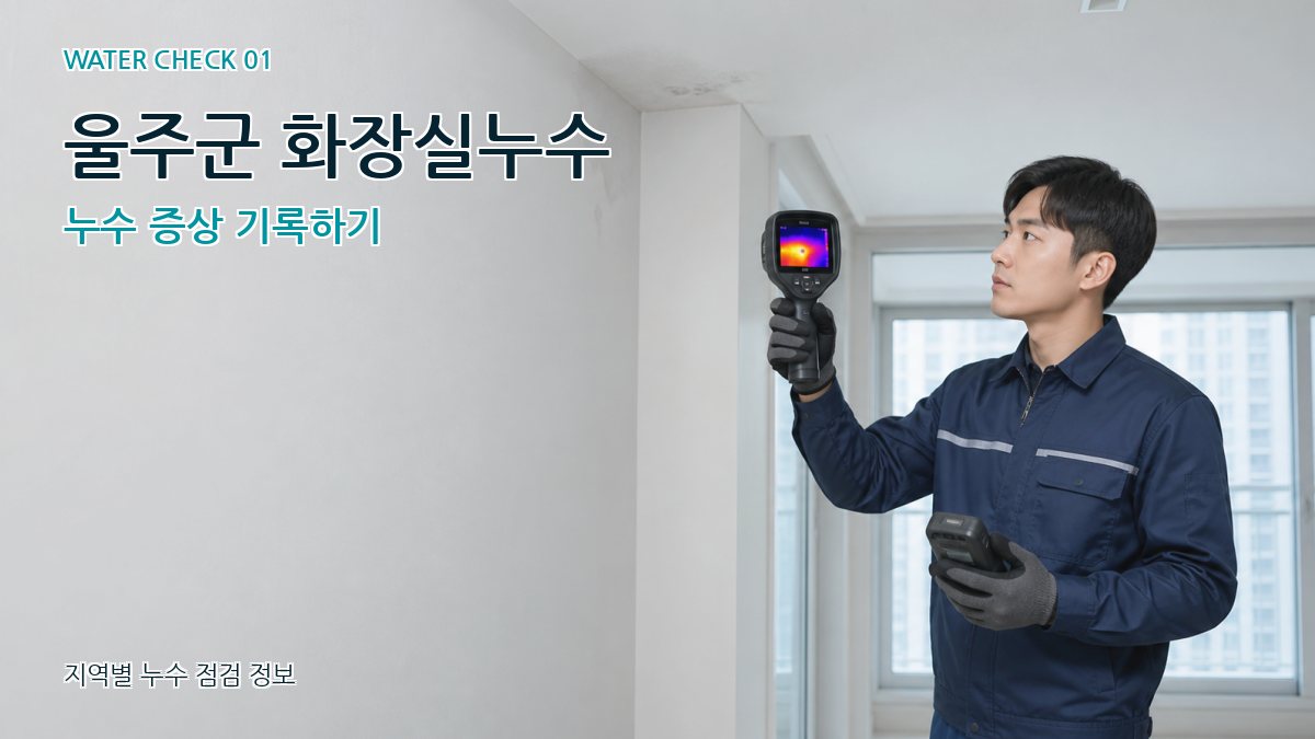 울주군 아파트누수 누수탐지 이미지